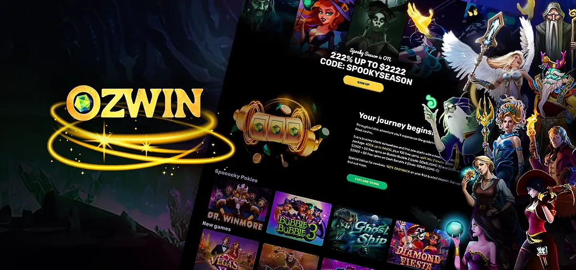 Ozwin Casino hero image